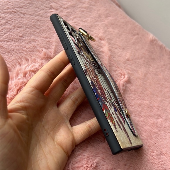 For Samsung Galaxy S22 ultra phone case with wrist strap kickstand keychain - Picture 8 of 17